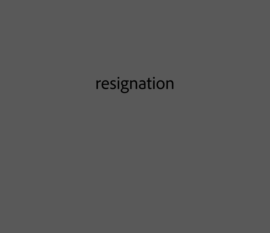 View resignation by Mark Golbach