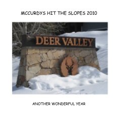 MCCURDYS HIT THE SLOPES 2010 book cover