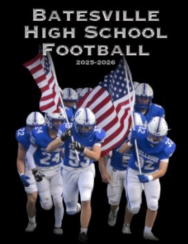 Batesville High School Football 2025-2026 book cover