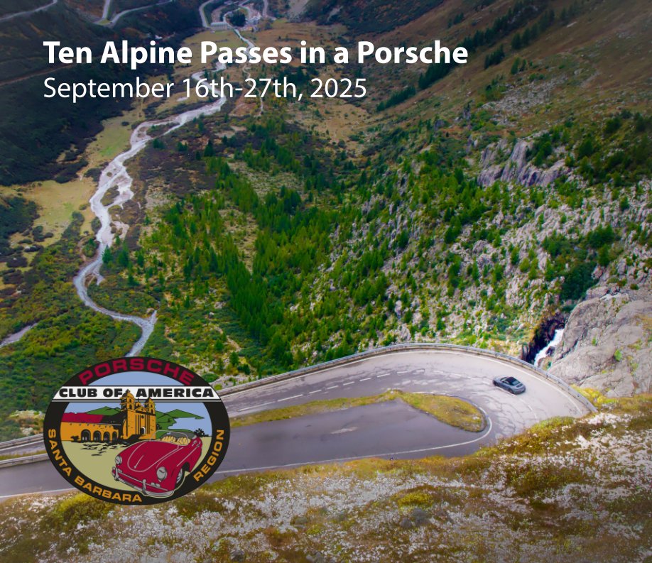 View Ten Alpine Passes in a Porsche (SBR Version) by Bill Hallier