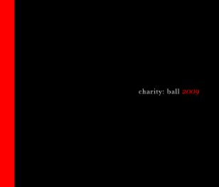 charity: ball 2009 - Generic book cover