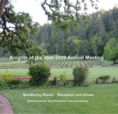 Knights of the Vine 2009 Annual Meeting book cover