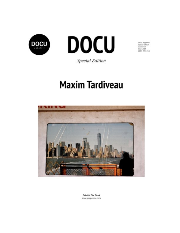 View Maxim Tardiveau by Docu Magazine