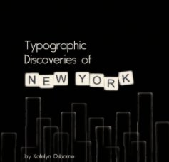 Typographic Discoveries of New York book cover
