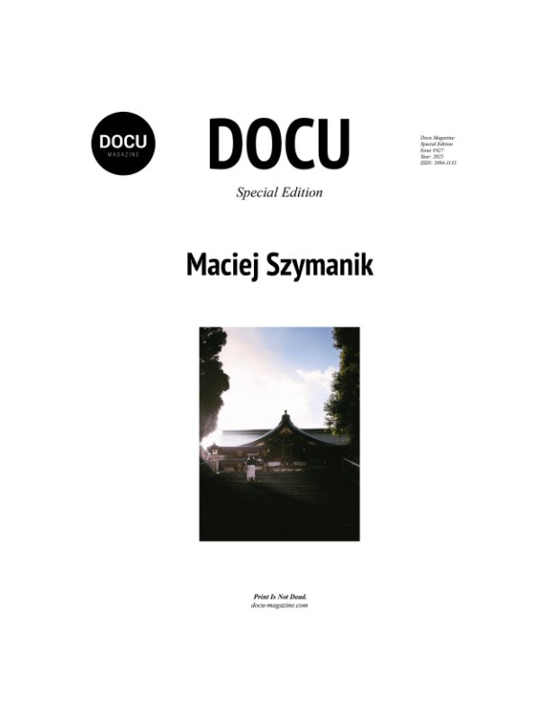 View Maciej Szymanik by Docu Magazine