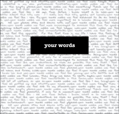 your words book cover