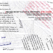[MUSEUM OF NATURAL HISTORY: ICELAND] book cover