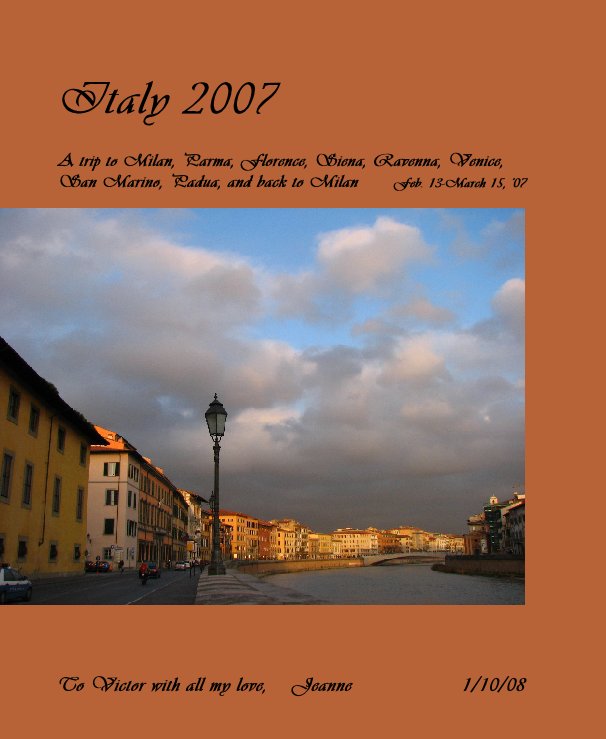 Ver Italy 2007 por Jeanne Baer