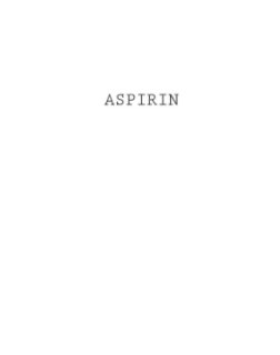 ASPIRIN book cover