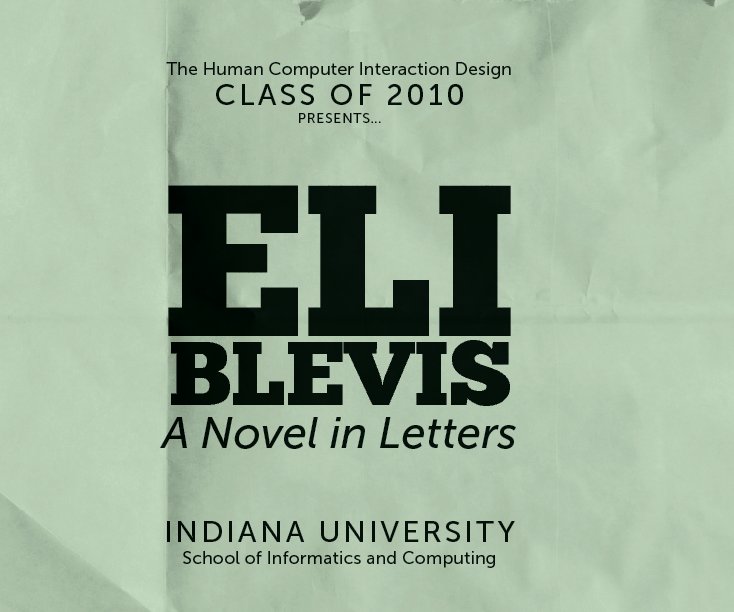 View Eli Book by 2010 Cohort