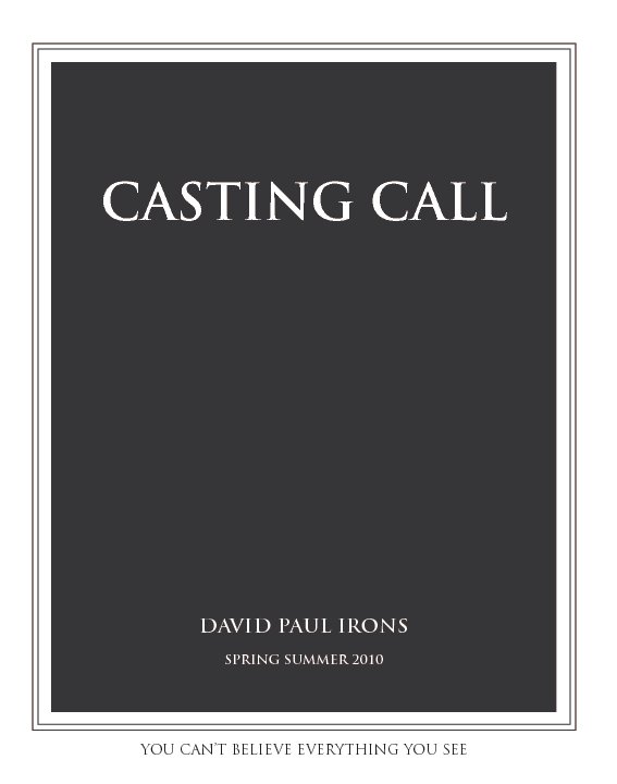 View Casting Call by David Paul Irons | Jessica Phillips
