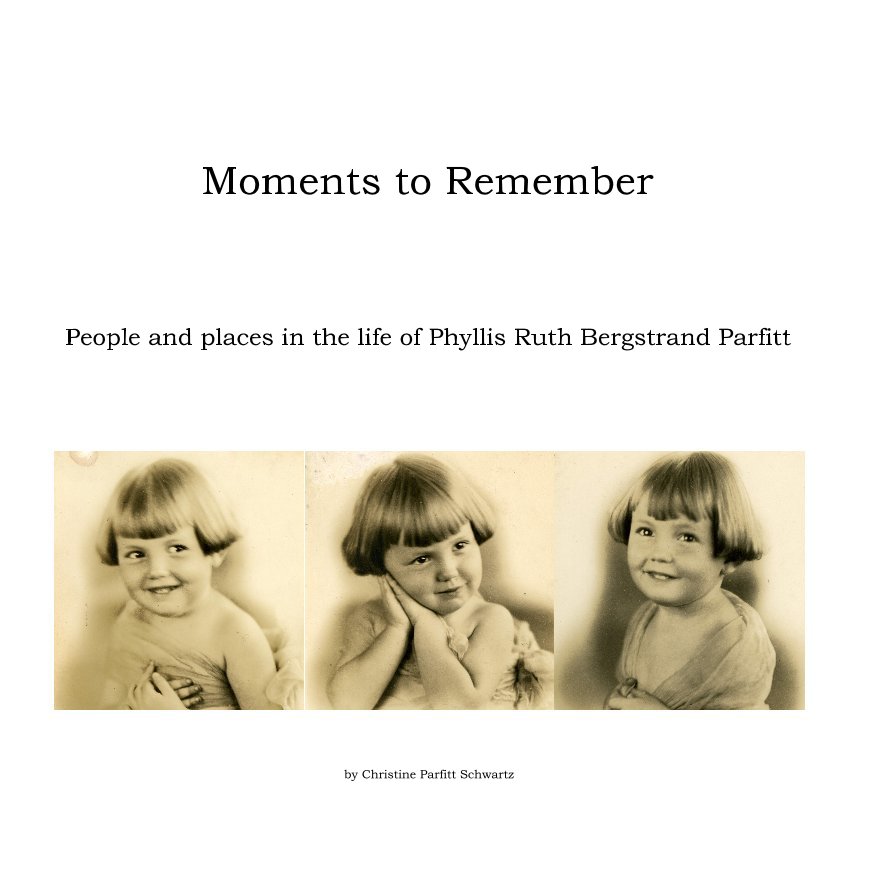 View Moments to Remember by Christine Parfitt Schwartz
