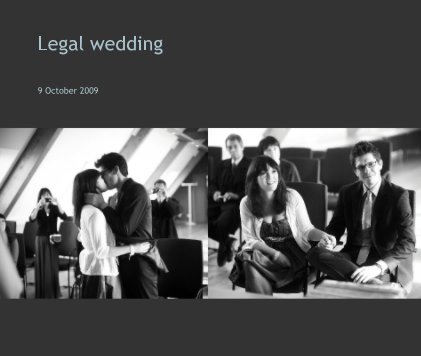 Legal wedding book cover