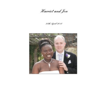 Harriet and Jon book cover