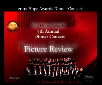 2007 Hope Awards Dinner Concert book cover
