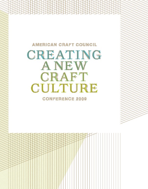 View Creating a New Craft Culture (hard cover) by American Craft Council