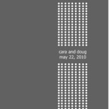 Cara + Doug Wedding Welcome Book book cover