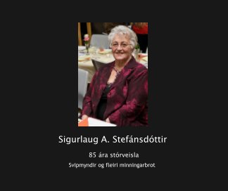 Sigurlaug A. Stefánsdóttir book cover