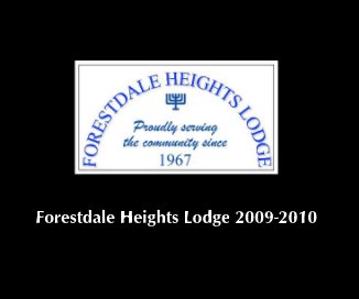 Forestdale Heights Lodge 2009-2010 book cover