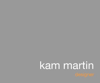 kam martin designer book cover