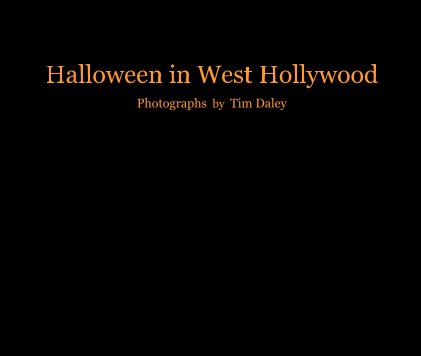 Halloween in West Hollywood book cover