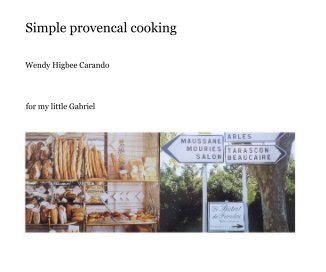 Simple provencal cooking book cover