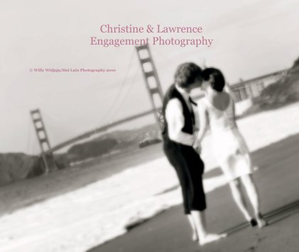 Christine & Lawrence Engagement Photography book cover