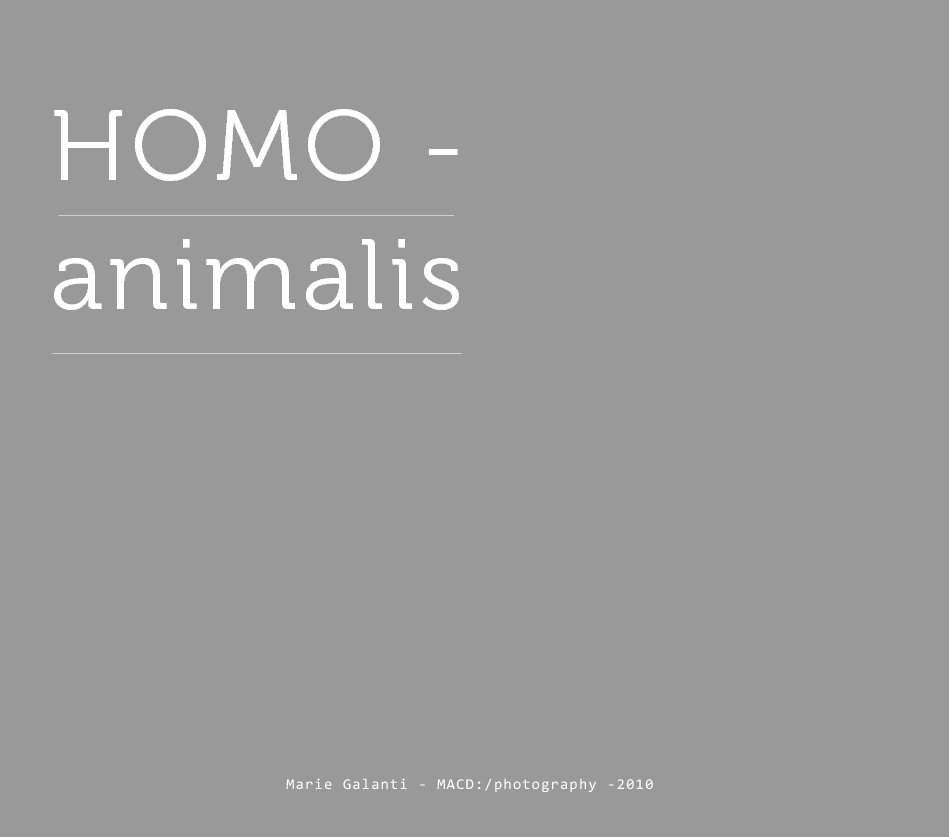 Ver Homoanimalis por Marie Galanti