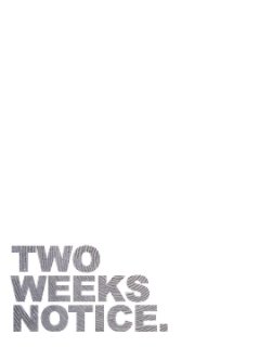 Two Weeks Notice book cover