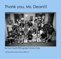 Thank you, Ms. Dean!!! book cover
