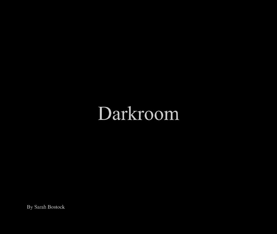 View Darkroom by Sarah Bostock