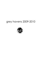 grey havens 2009-2010 book cover