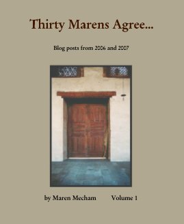 Thirty Marens Agree... book cover