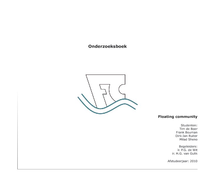 Ver Floating Community Onderzoeksboek por Floating Community