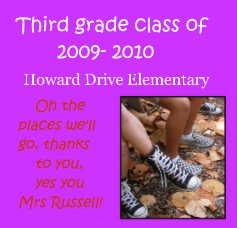Third grade class of 2009- 2010 book cover