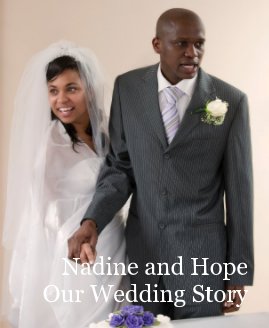 Nadine and Hope Our Wedding Story book cover