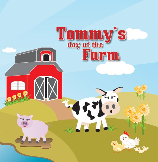 Ver Tommy's day at the farm (personalized hard cover) por Kelly Smith