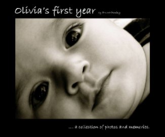 Olivia's first year... book cover