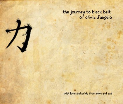 The Journey to Black Belt of Olivia D'Angelo book cover