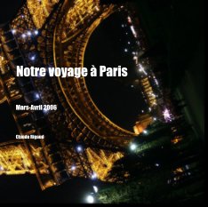 Notre voyage Ã  Paris book cover