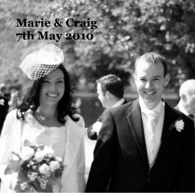 Marie & Craig 7th May 2010 book cover