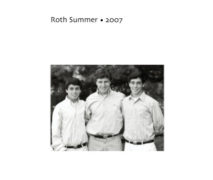 Roth Summer â¢ 2007 book cover