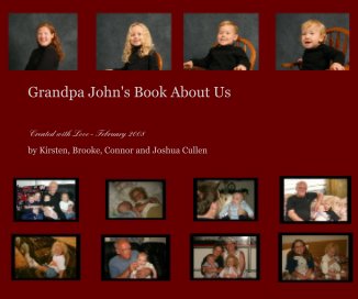 Grandpa John's Book About Us book cover
