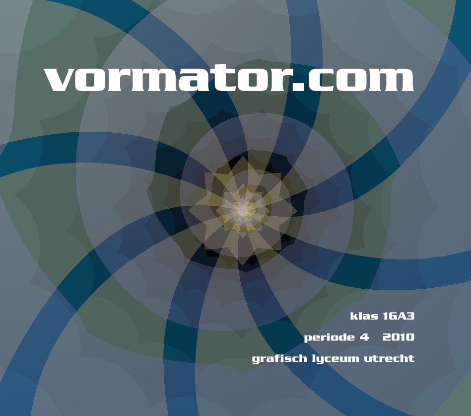 View vormator.com by grafisch lyceum utrecht