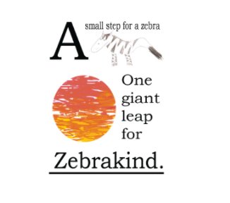 A small step for a Zebra book cover