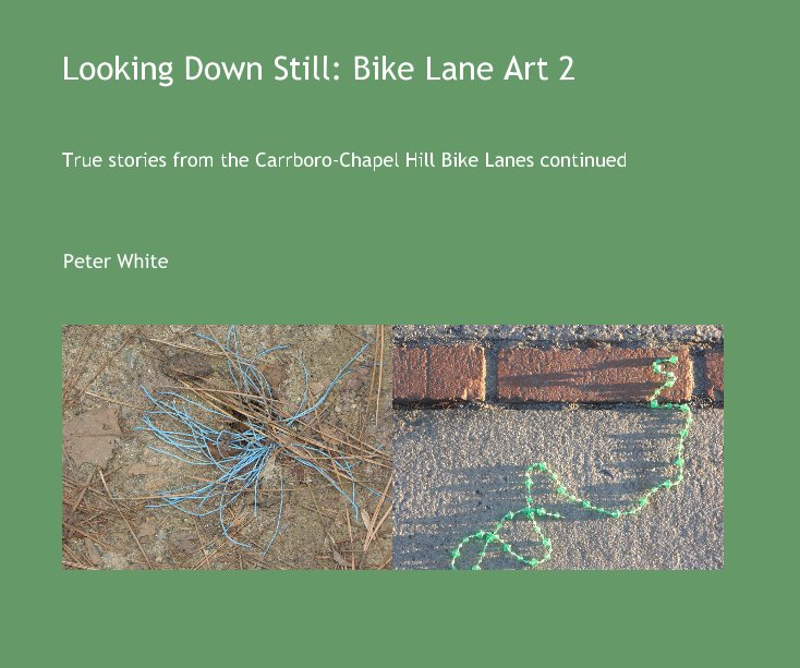 View Looking Down Still: Bike Lane Art 2 by Peter White