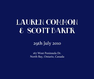 LAUREN COMMON & SCOTT BAKER book cover