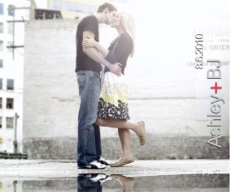 Ashley & BJ - Engagement book cover