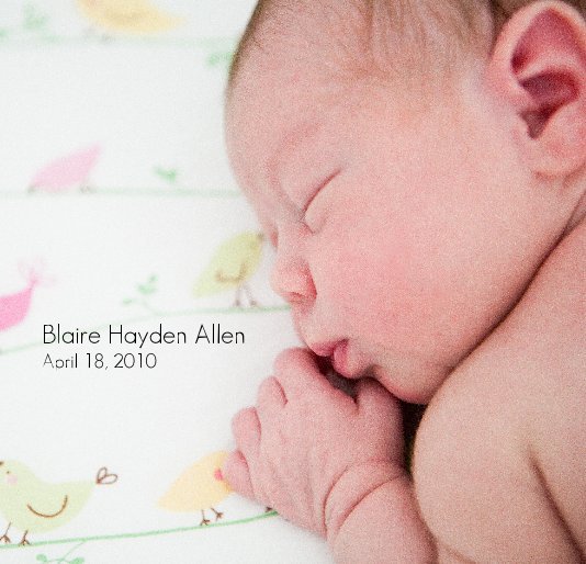 View Blaire Hayden Allen April 18, 2010 by Sara Wise Photography