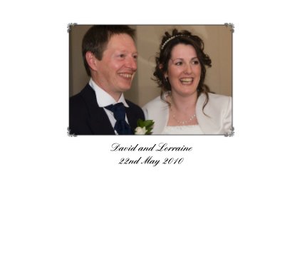 David and Lorraine 22nd May 2010 book cover